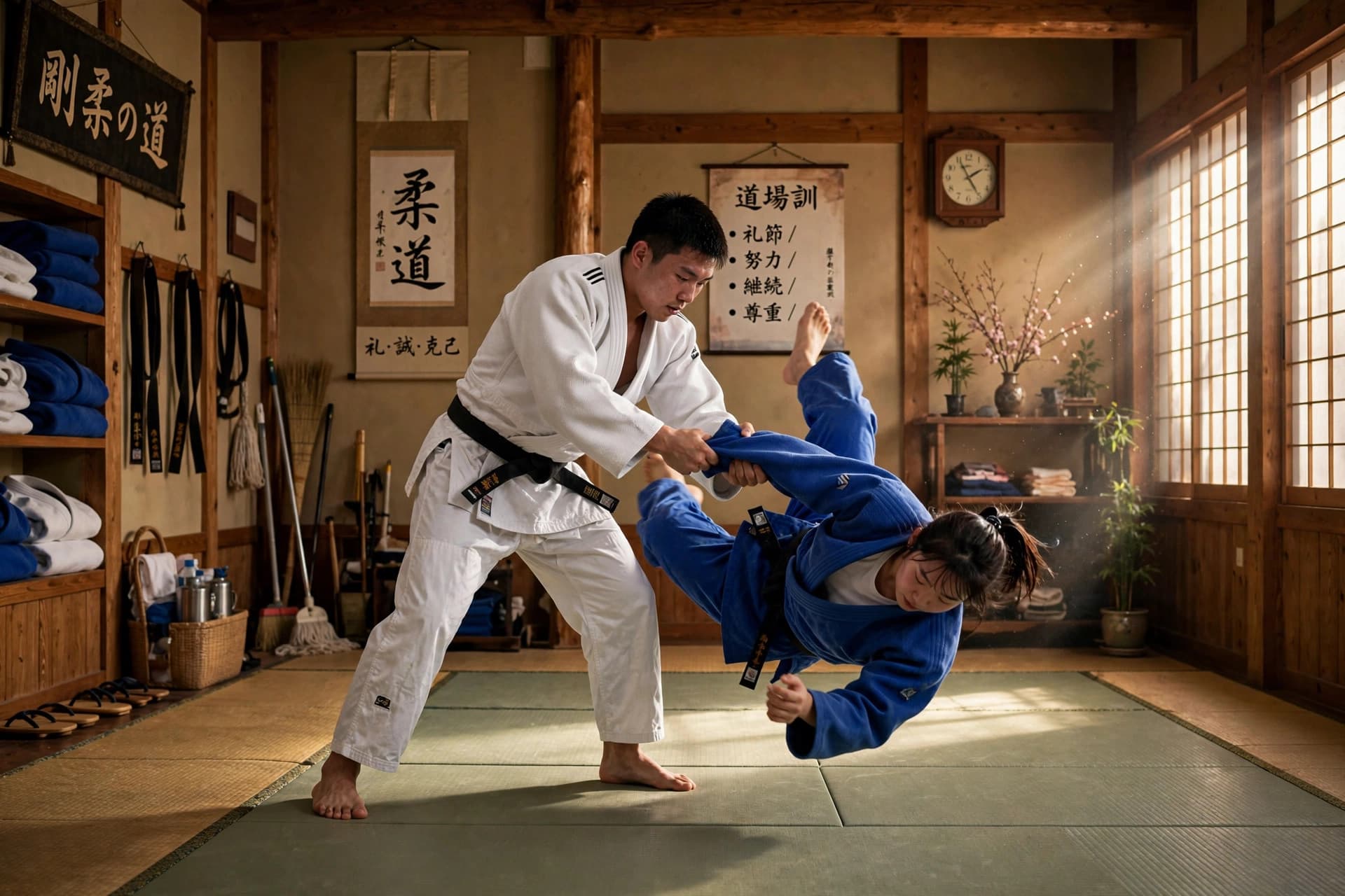 Judo training